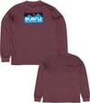 Ls Etch Art Tee Cocoa Powder + Kavu