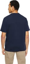 Knowledge Cotton Apparel + Regular Fit Owl Chest Embroidery T-Shirt Night Sky - 3