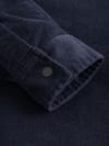 Knowledge Cotton Apparel + Corduroy Overshirt Night Sky - 8