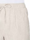 Knowledge Cotton Apparel + Fig Loose Linen Shorts Light Feather Gray - 4