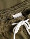 Knowledge Cotton Apparel + Boardwalk Slub Shorts With Elastic Waist Burned Olive - 3