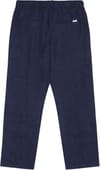 Knowledge Cotton Apparel + Fig Loose Linen Pants Yarndyed - Total Eclipse