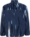 Knowledge Cotton Apparel + Loose Fit Northern Lights Zip Fleece Blue