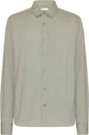 Regular Fit Light Twill Shirt Burned Olive + Knowledge Cotton Apparel