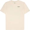 Knowledge Cotton Apparel + Regular Short Sleeve Heavy Single Jersey Printed Tee Egret
