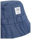 Knowledge Cotton Apparel + Ribstop Northern Lights Bucket Hat Blue