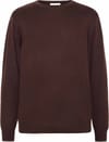 Regular Merino Knit Crew Neck Chocolate Torte + Knowledge Cotton Apparel