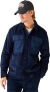 Knowledge Cotton Apparel + Organic Cotton Corduroy Overshirt Night Sky - 3