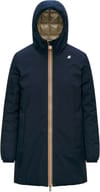 K-Way + Sophie St Thermo Double Blue Depth Green Army
