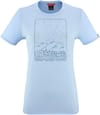 Corporate Tee W Fresh Blue + Lafuma