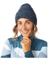 LaMunt + Martha Warm Knit Beanie Antic Blue Melange