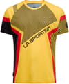 Flow T-Shirt M Black/Yellow + La Sportiva