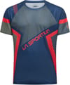 Flow T-Shirt M Mountain Red/Cypress + La Sportiva