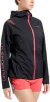 La Sportiva + Pocketshell Jacket W Black/Hibiscus - 3