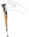 Leki + Cross Trail Carbon - 6