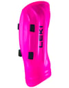 Leki + Shin Guard Worldcup Pro Jr Neon Pink