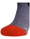 Lenz + Heat Sock 5.1 Toe Cap Slim Fit Grey/Red - 3