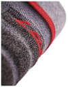 Lenz + Heat Sock 5.1 Toe Cap Slim Fit Grey/Red - 5
