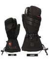 Heat Glove 9.0 Finger Cap Lobster Men Black + Lenz