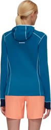 Mammut + Taiss Light ML Hooded Jacket Women Deep Ice Cool Blue - 3