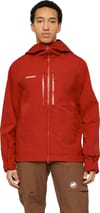 Mammut + Stoney HS Hooded Jacket Men Dark Mammut Red