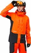 Mammut + Eiger Free Advanced HS Hooded Jacket Men Eiger Orange Black