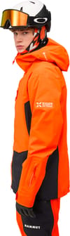Mammut + Eiger Free Advanced HS Hooded Jacket Men Eiger Orange Black - 4