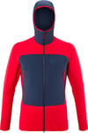 Fusion XCS Hoodie M Red Saphir + Millet