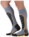 Monnet + Ski Freeride Socks Gris/Orange - 3