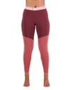 Mons Royale + Cascade W Legging Dark Chocolate / Terracotta - 3