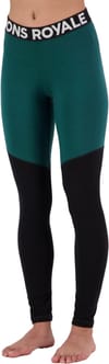 Mons Royale Collant Femme - Cascade Merino Flex - signal lost lupin