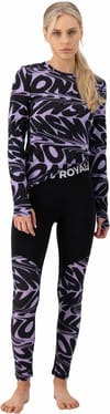 Mons Royale + W Cascade Merino Flex 200 LS Signal Lost Lupin - 4