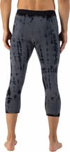 Mons Royale + M Cascade Merino Flex 200 3/4 Legging Garment Dyed Grey Tie Dye - 4