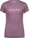 W Icon Merino Classic T-Shirt Mauve + Mons Royale