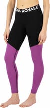 Mons Royale + Cascade W Merino Base Layer Legging Purple Bolt