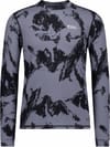 Cascade M Merino Base Layer Long Sleeve Mtn Pixel Grey + Mons Royale