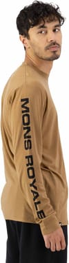 Mons Royale + Icon M Merino Classic Long Sleeve Toffee - 4