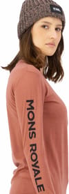 Mons Royale + Yotei W Merino Classic Long Sleeve Canyon Rose - 4