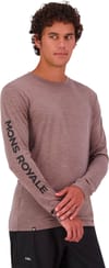 Mons Royale + Zephyr Merino Tencel LS M Chestnut