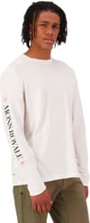 Mons Royale + Yonder Merino Organic Cotton LS M Vintage White
