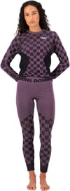 Mons Royale + Ascender Merino Baselayer Legging W Mauve/Black - 4