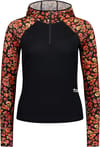 Bella Merino LS Hood W Ditzy Camo/Black + Mons Royale