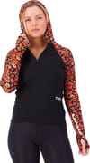 Mons Royale + Bella Merino LS Hood W Ditzy Camo/Black