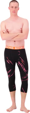 Mons Royale + Cascade Merino Baselayer 3/4 Legging M Airbrush - 5