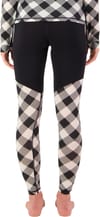 Mons Royale + Cascade Merino Baselayer Legging W Check/Black - 3