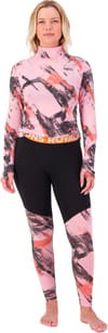 Mons Royale + Cascade Merino Baselayer Legging W Paintbrush Pink/Black - 4