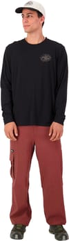 Mons Royale + Icon Merino LS Mtn Mad NZ M Black - 5