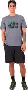 Mons Royale + Icon Merino T-Shirt M Steel Grey - 4