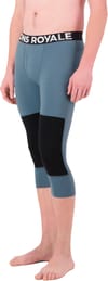 Mons Royale + Olympus Merino Baselayer 3/4 Legging M Goblin Blue/Black