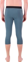 Mons Royale + Olympus Merino Baselayer 3/4 Legging M Goblin Blue/Black - 3